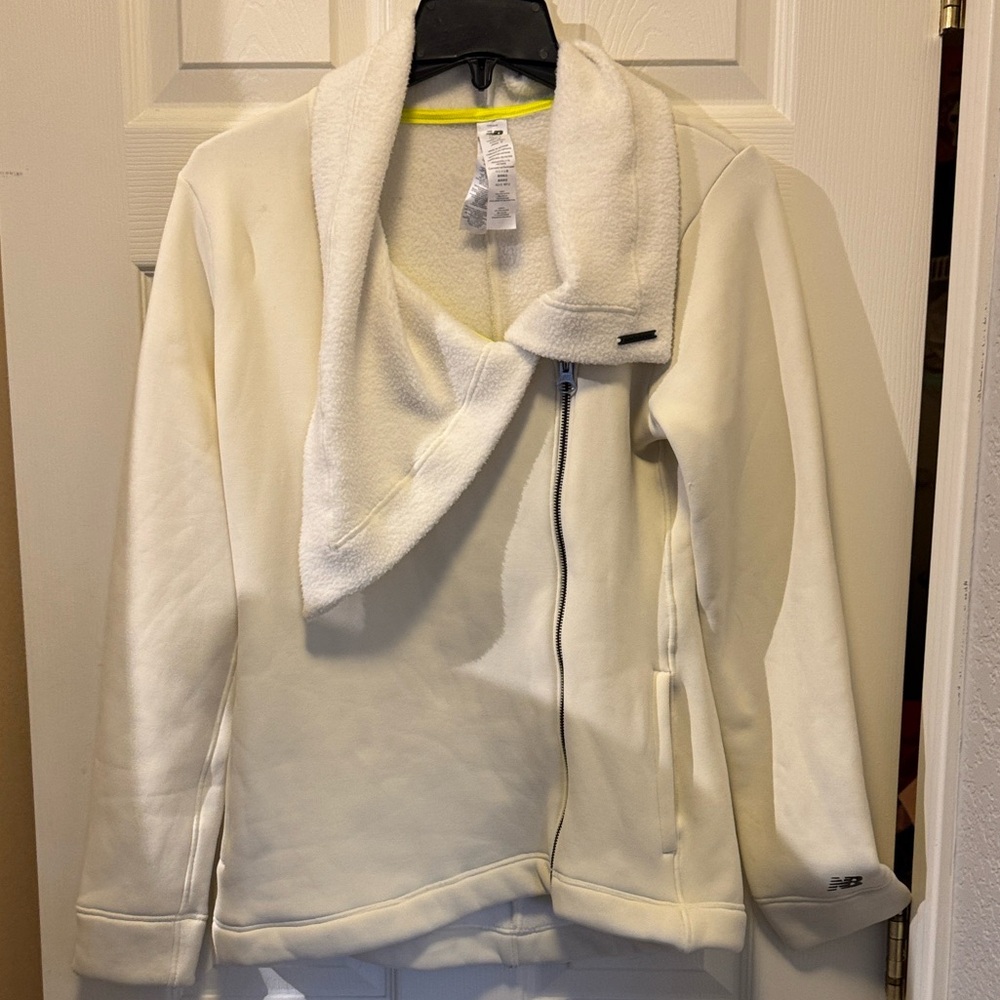 New Balance Cream Fleece Jacket
